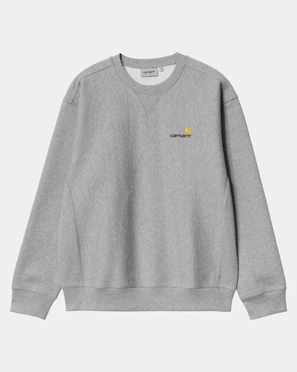 Best Amerikaans Script Sweatshirt | Grijze Heide Heren Zweet