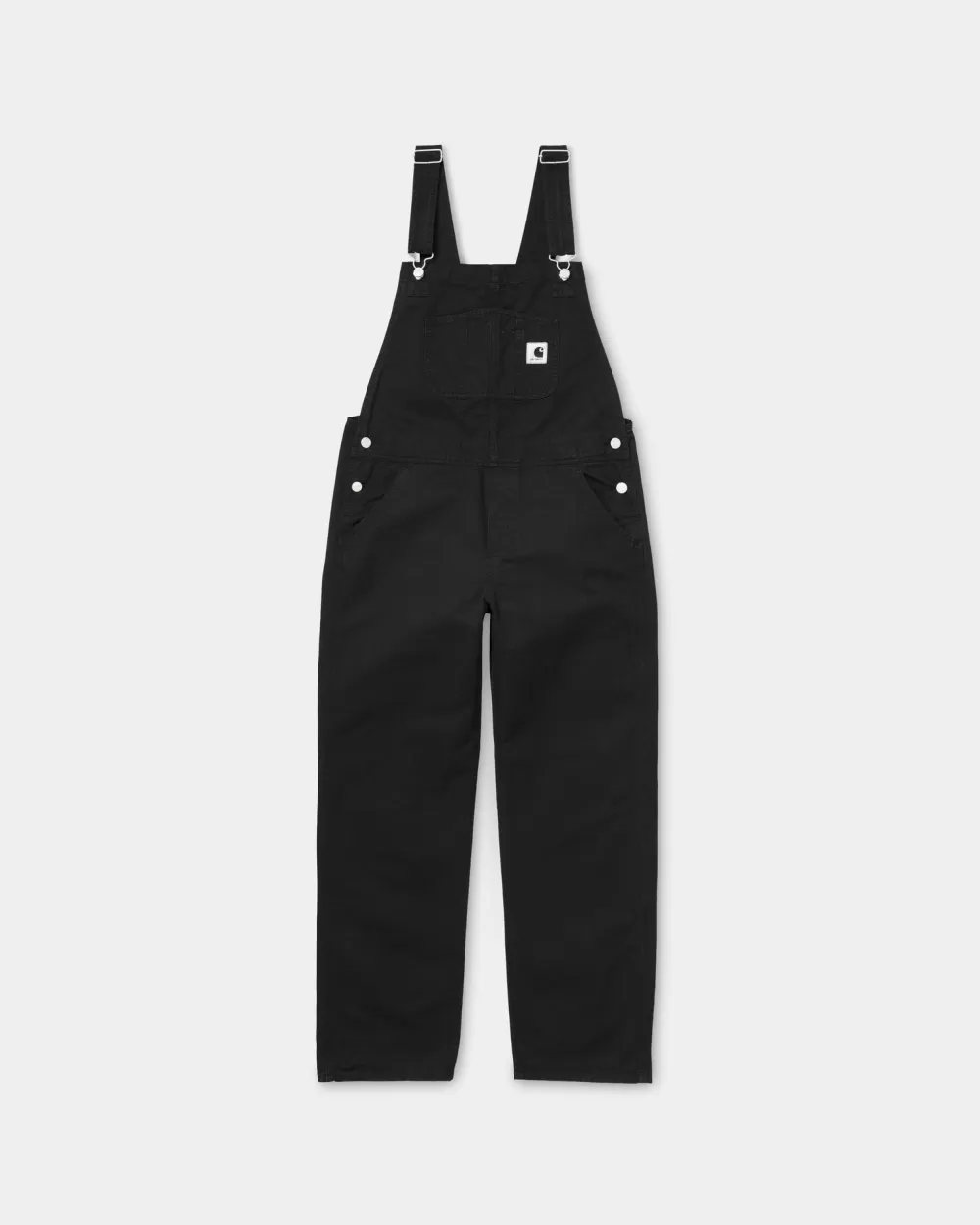 Fashion Damesoverall Recht - Drill | Zwart Vrouwen Overalls