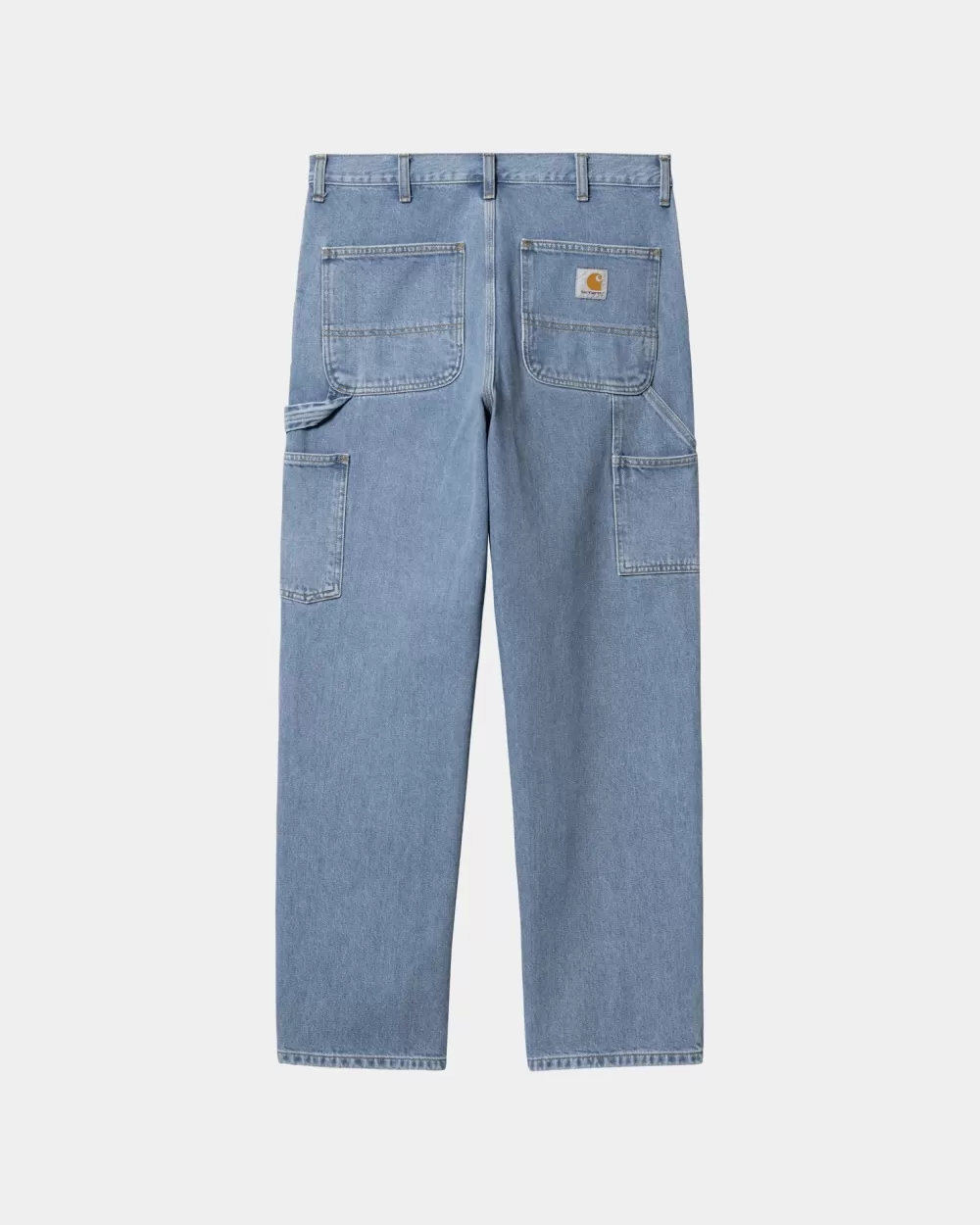 Sale Dubbele Kniebroek - Denim | Blauw (Steen Gebleekt) Heren Broek