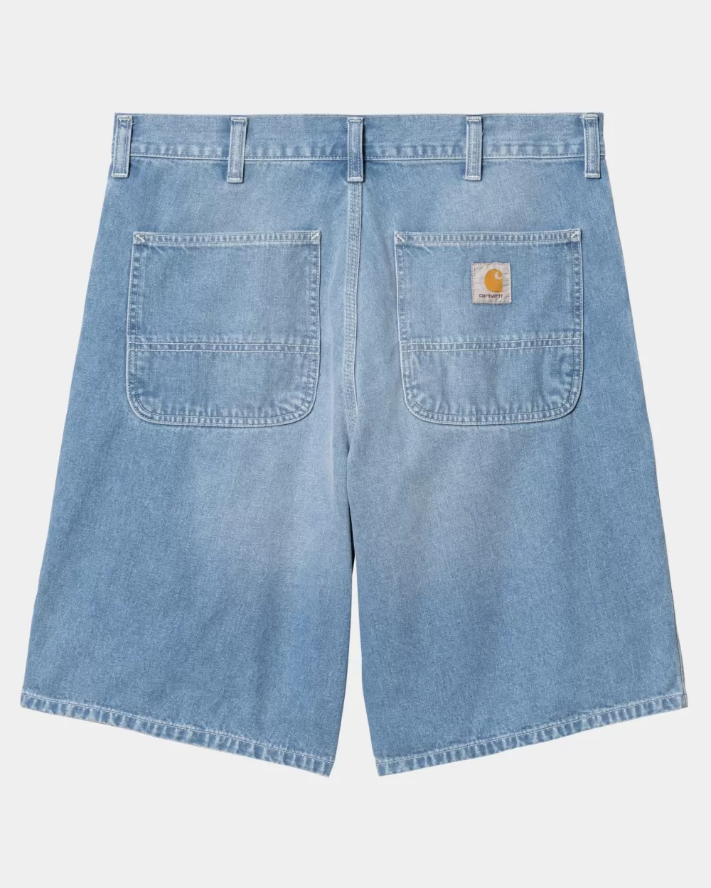 Store Eenvoudig Kort-Denim | Blauw (Licht Echt Gewassen) Heren Denim