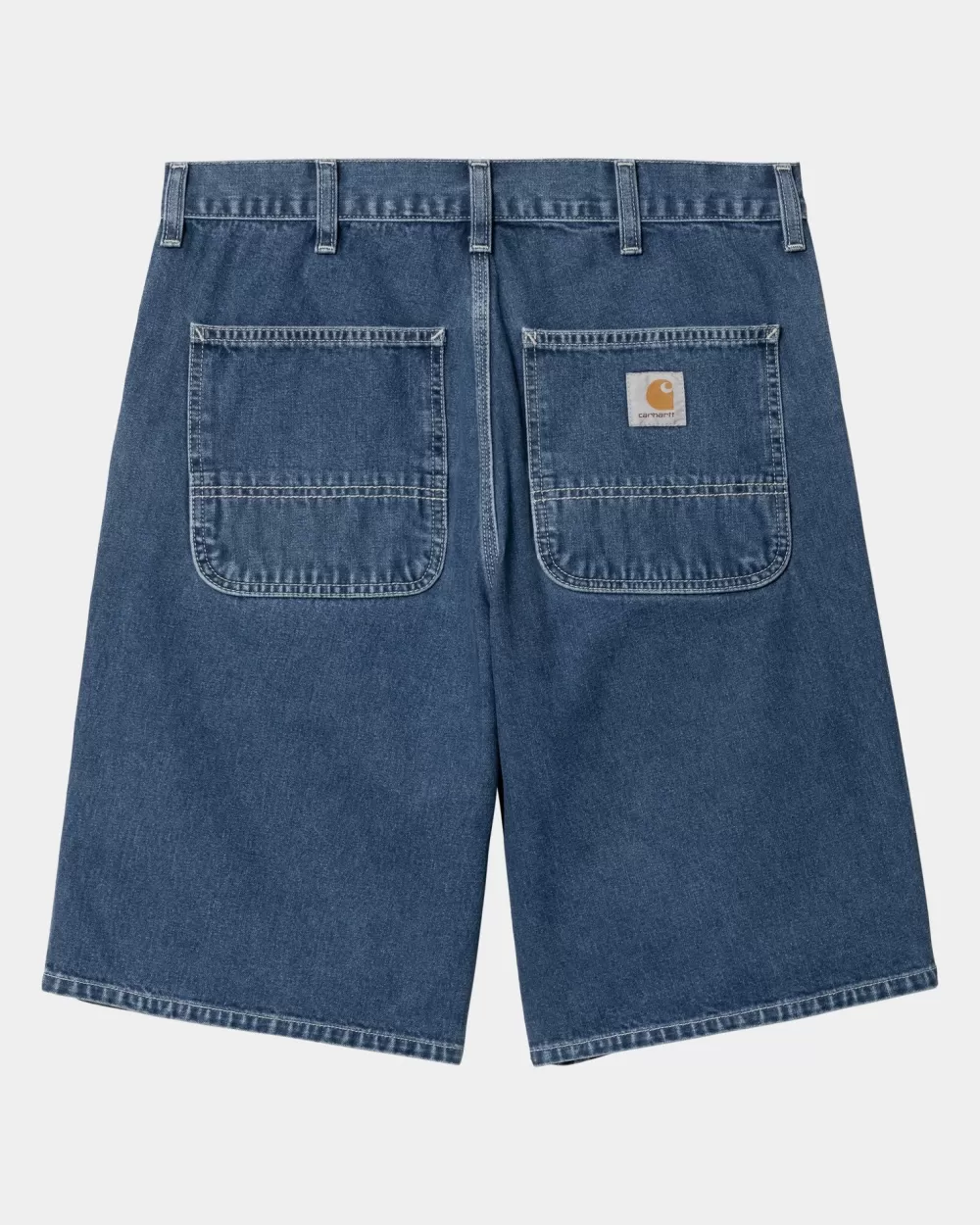 Outlet Eenvoudig Kort-Denim | Blauw (Steengewassen) Heren Denim