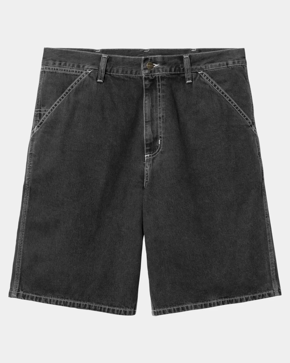 Discount Eenvoudig Kort-Denim | Zwart (Zware Stone Wash) Heren Denim