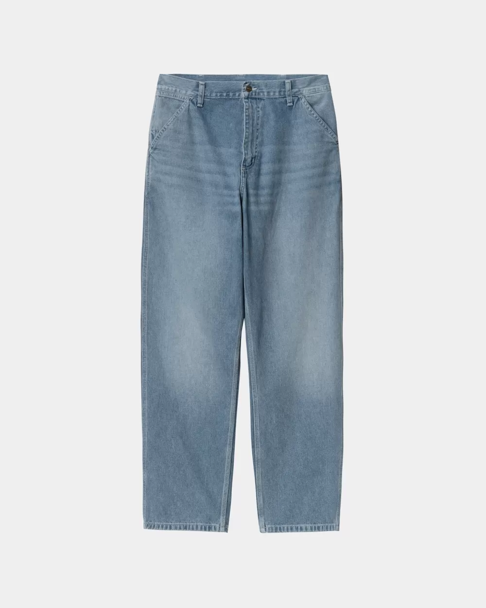 Cheap Eenvoudige Broek - Denim | Blauw (Licht Echt Gewassen) Heren Denim