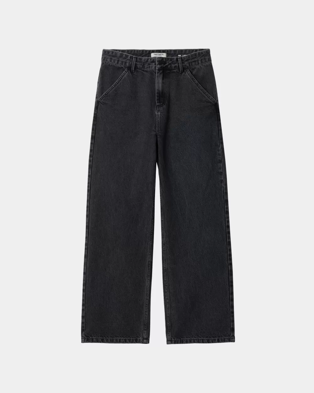 Hot Eenvoudige Damesbroek - Denim | Zwart (Zware Stone Wash) Vrouwen Broek