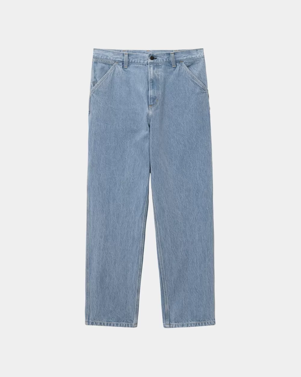 Cheap Enkele Kniebroek - Denim | Blauw (Steen Gebleekt) Heren Denim