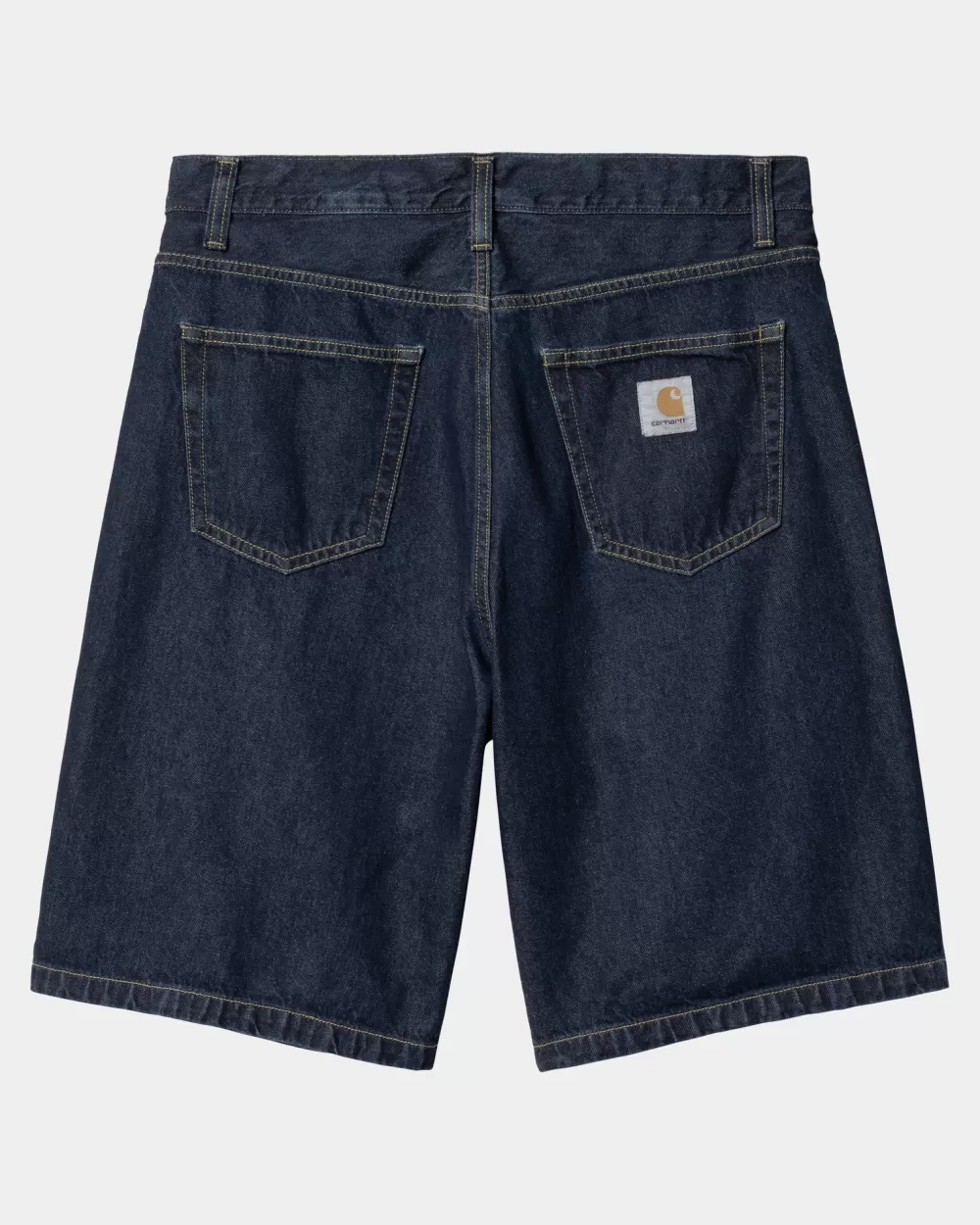 Online Landon Kort | Blauw (Gespoeld) Heren Denim