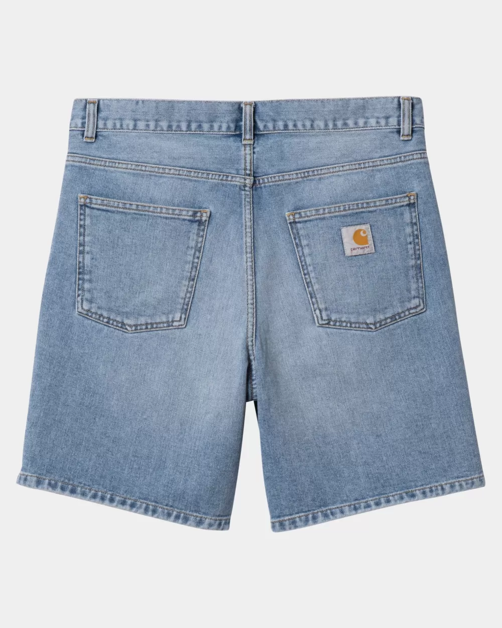 Fashion Newel Kort | Blauw (Licht Gebruikte Wassing) Heren Denim