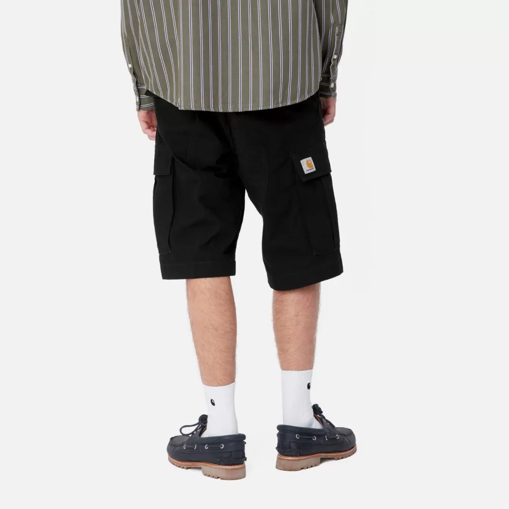 Fashion Normale Cargoshort | Zwart Heren Korte Broeken En Trunks