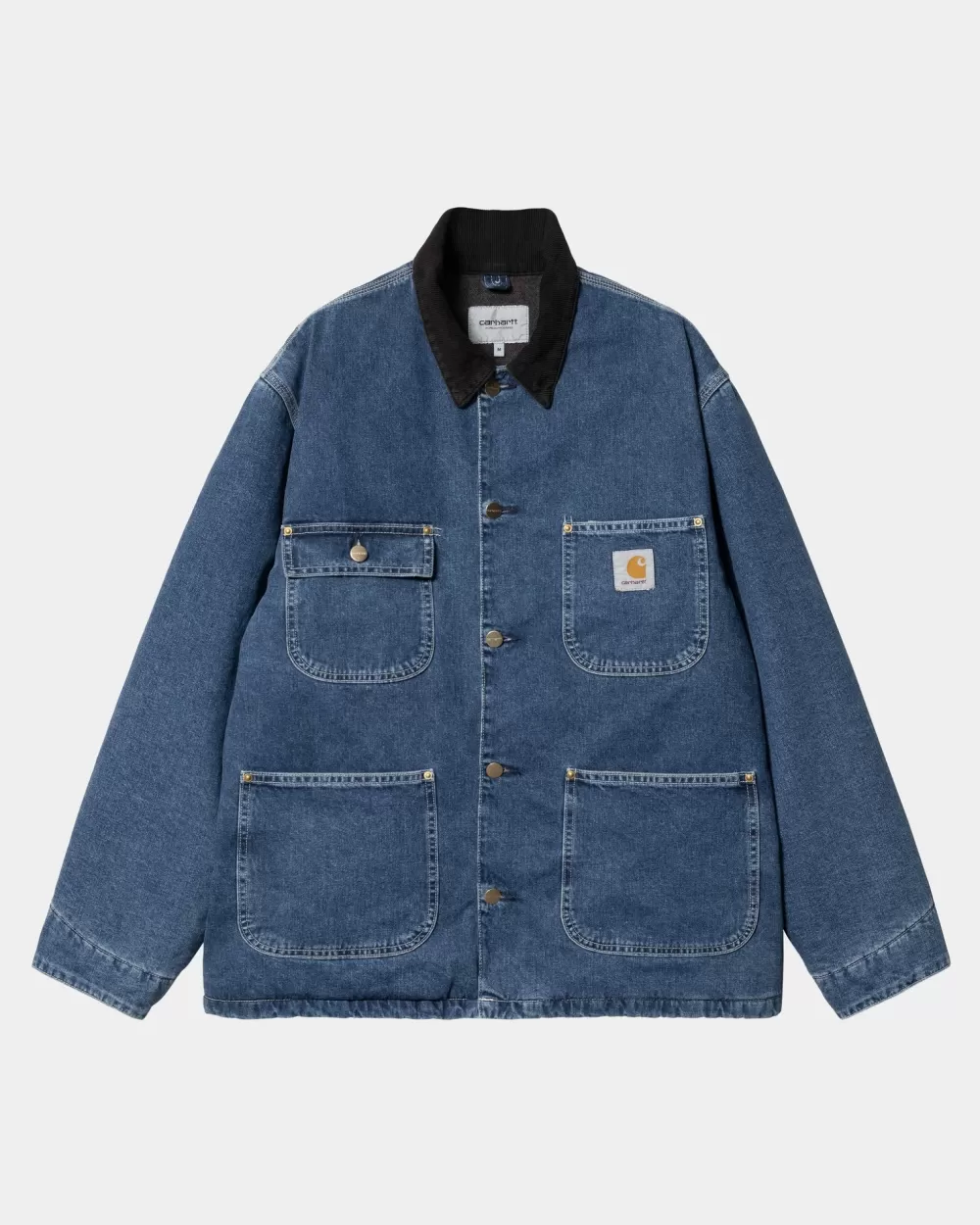 Hot Og Chore-Jas (Winter) - Denim | Blauw (Steengewassen) Heren Denim