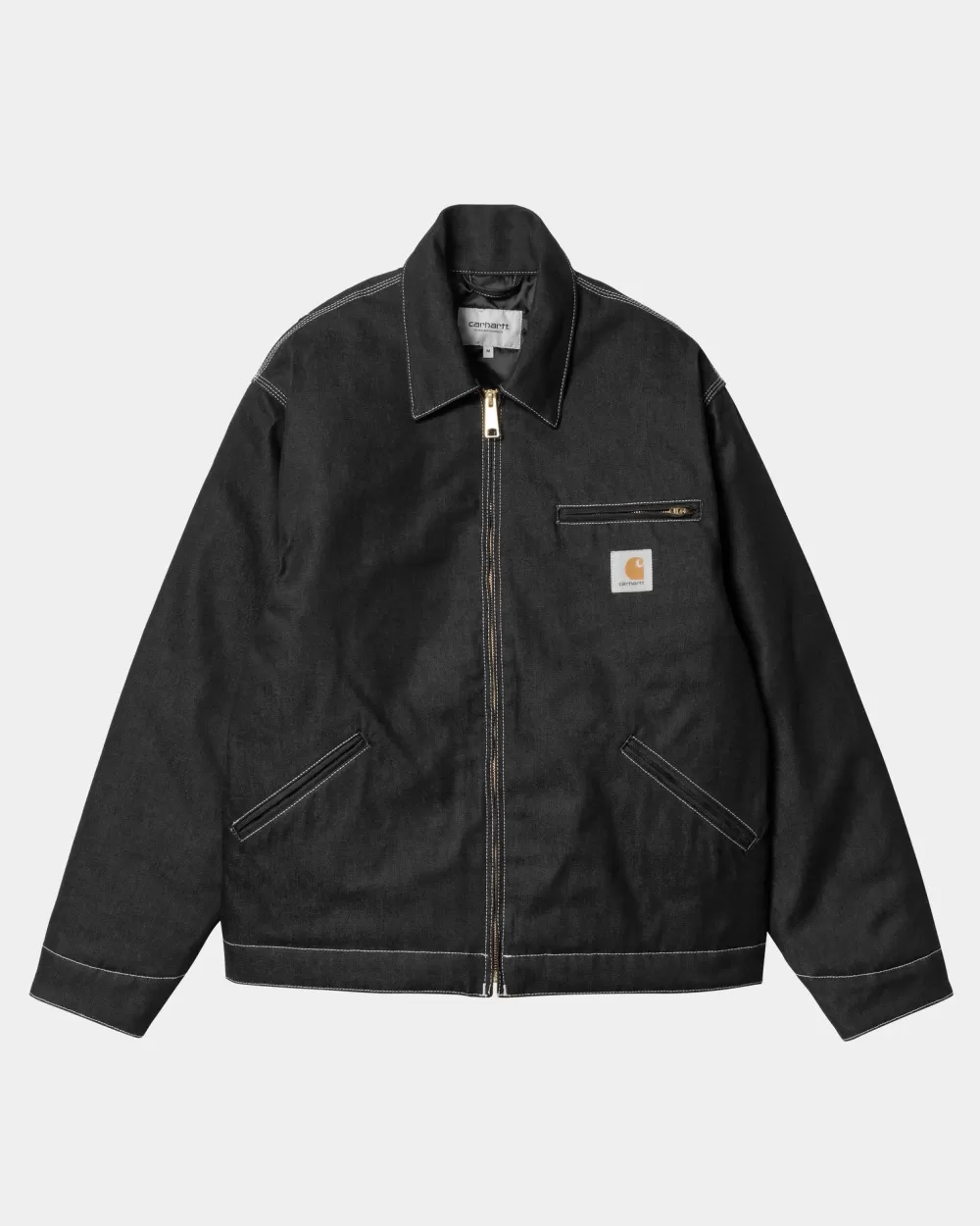 Best Sale Og Detroit-Jas (Lente) | Zwart (Stijf) Heren Denim