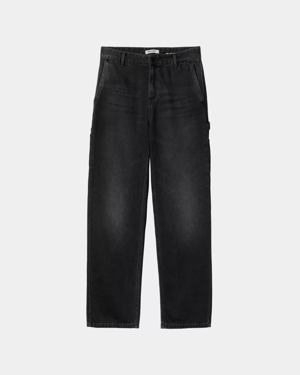 Cheap Pierce Pant Recht - Denim | Zwart (Donkere Used Wassing) Vrouwen Broek