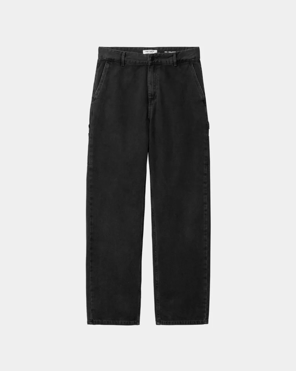 Fashion Pierce Pant Recht - Denim | Zwart (Steengewassen) Vrouwen Broek