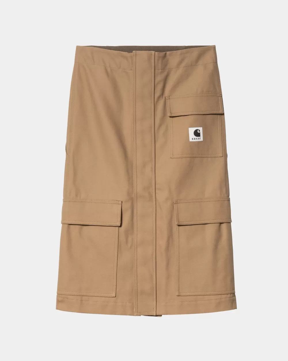 Hot Sacai X Eendrok Voor Dames | Beige Vrouwen Jurken En Rokken