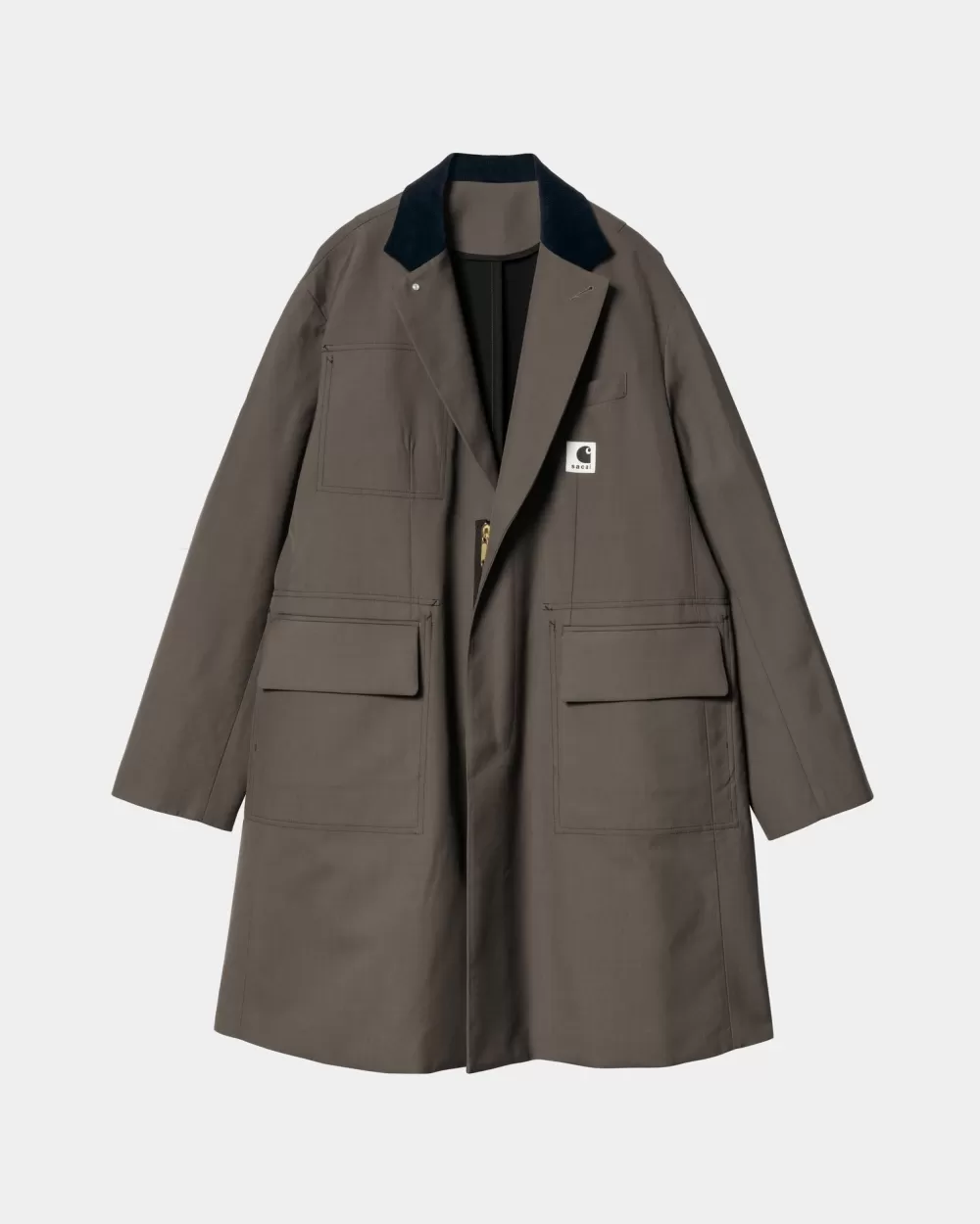 Flash Sale Sacai X Suiting Bonding-Jas | Taupe Heren Jassen & Vesten