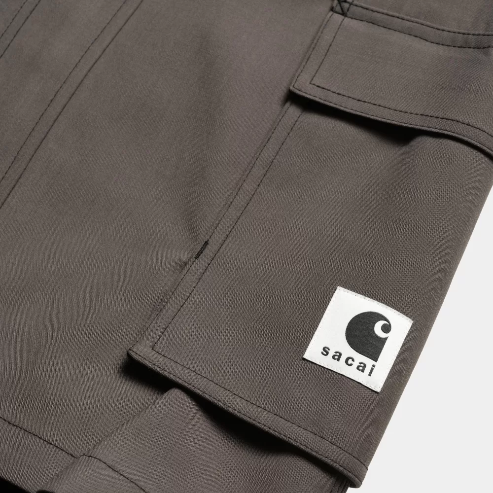 Shop Sacai X Suiting Bonding-Rok Voor Dames | Taupe Vrouwen Jurken En Rokken