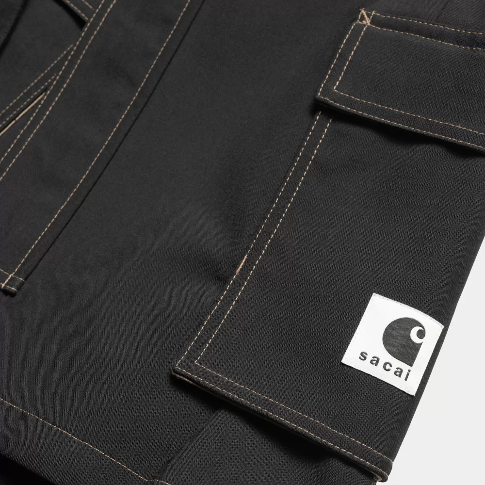 Discount Sacai X Suiting Bonding-Rok Voor Dames | Zwart Vrouwen Jurken En Rokken