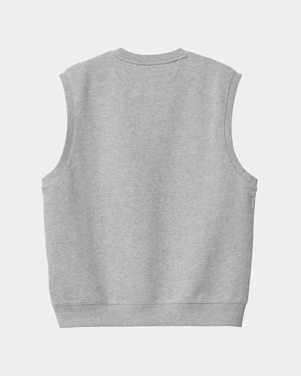 Discount Script Vest Sweatshirt | Grijze Heide Heren Zweet