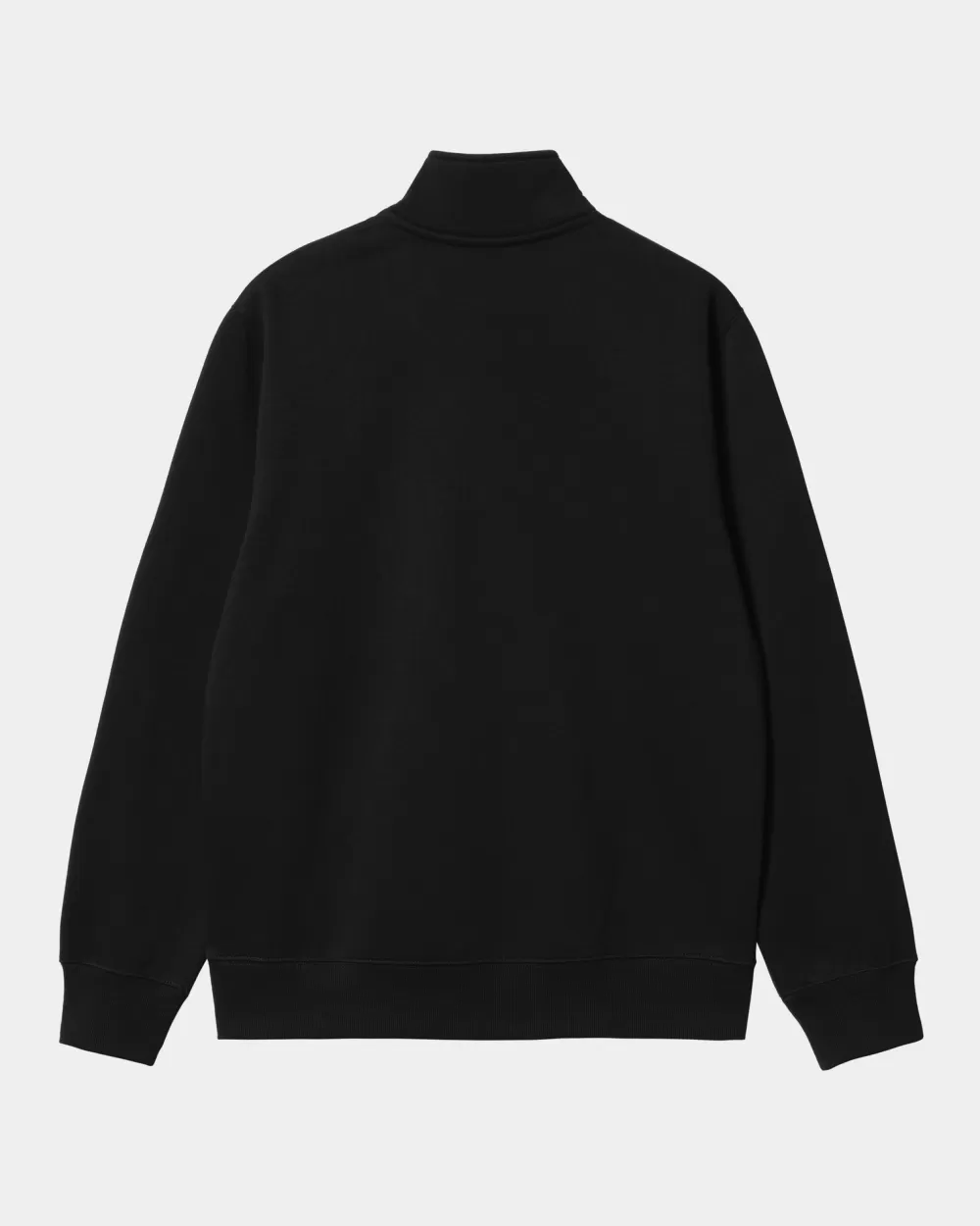 Fashion Sweatshirt Met Rits Aan De Hals | Zwart Heren Zweet